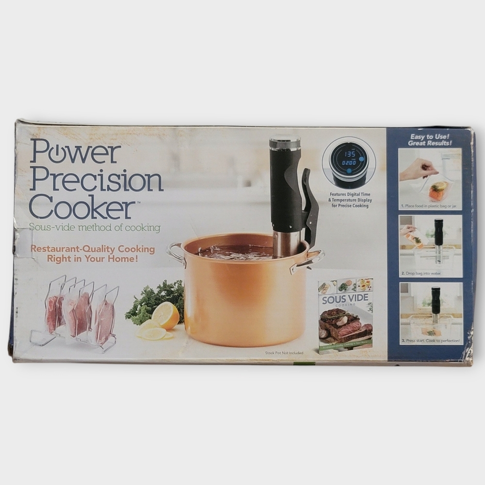 Trister Power Precision Sous Vide Method of Cooking Circulator Cooker With Rack